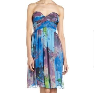 NWOT Donna Morgan watercolor dress